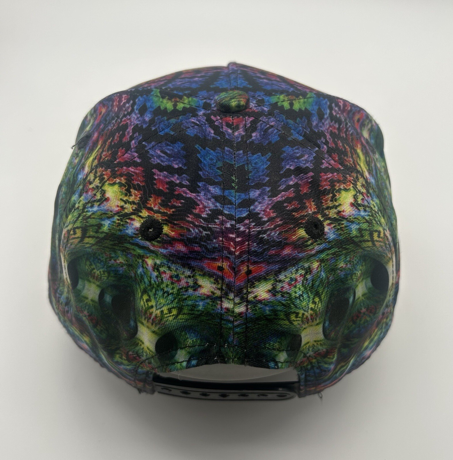 Psychedelic Rave Snapback Hat - image 5