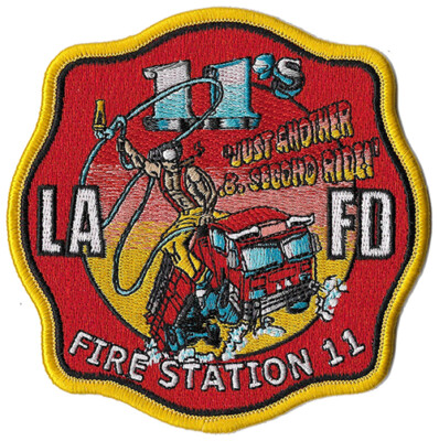 LAFD Station 11  Just Another 8 Second Ride NEW Fire Patch .