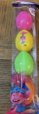 Trolls World Tour Candy Filled Eggs-1pk of 4 Eggs-Brand New-SHIPS N 24 HOURS