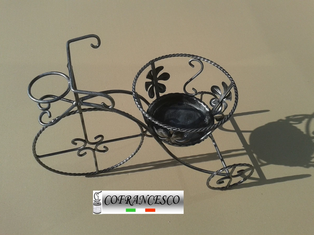 UNHO Scaffale Portapiante In Ferro Battuto 4 Ripiani - Bianco, Per Interni/Esterni, 93x40x23 Cm