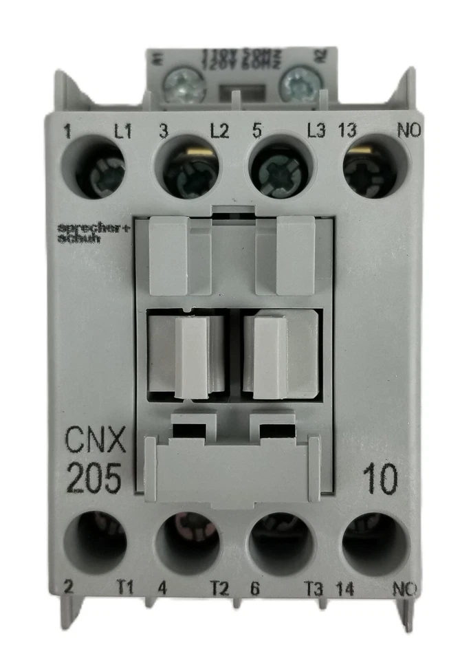 Sprecher + Schuh CNX-205-120 Contactor SER. A 15A 120Vac 3Main Poles 1NO Aux NEW - Image 2 of 4