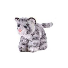 Aurora World Plush - Mini Flopsie - SHAZAM the White Tiger 8 inch -Stuffed Toy