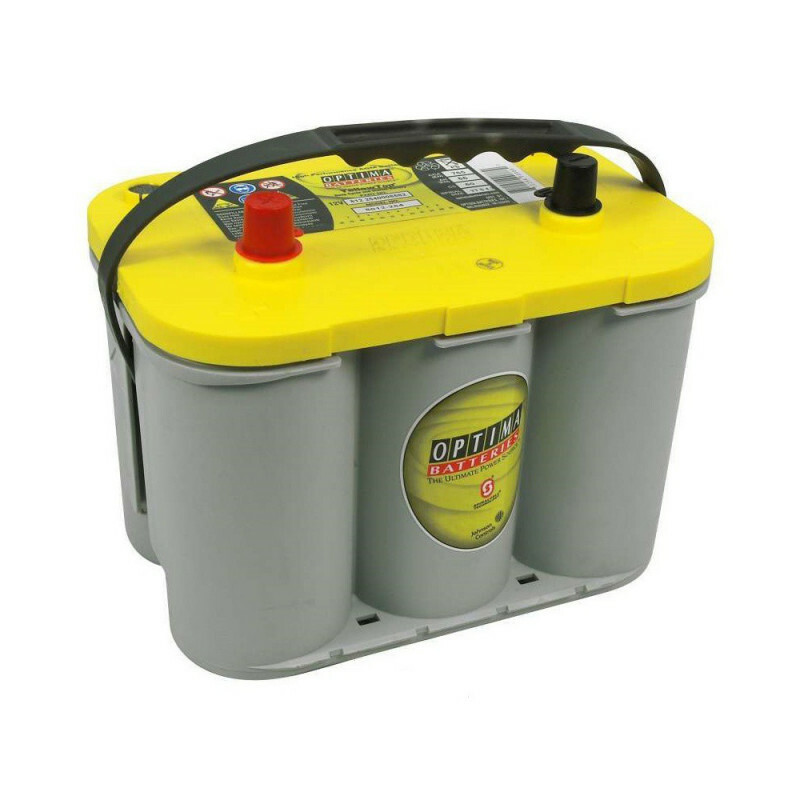 Batterie de voiture Optima Yellow Top YTS 4.2 idéale pour le camping-car