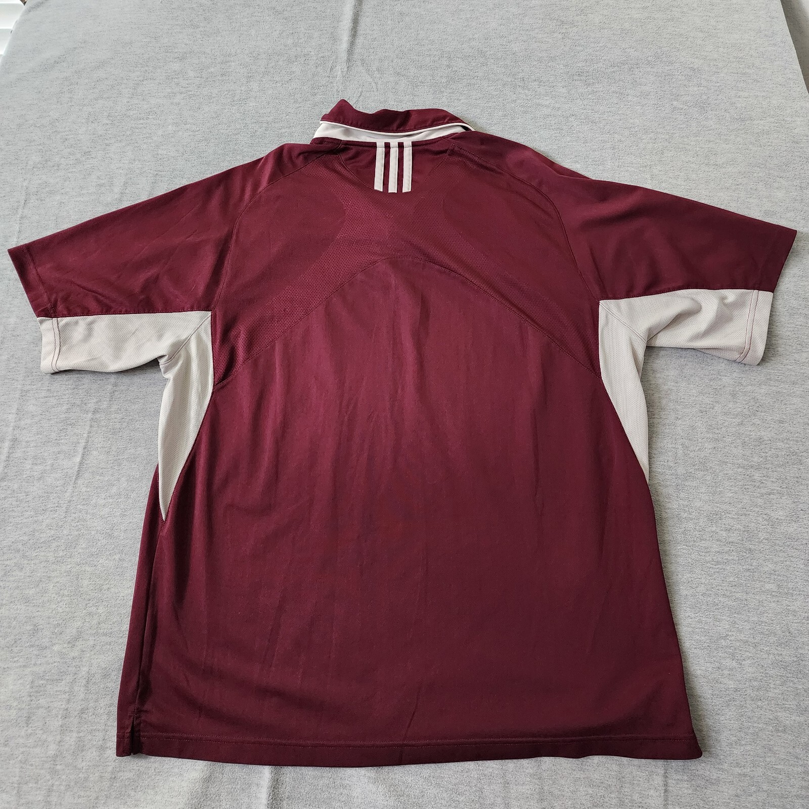 Texas A&M Polo Shirt Men's 2XL Multicolor Embroidered Adidas Climacool Athletic thumbnail 5