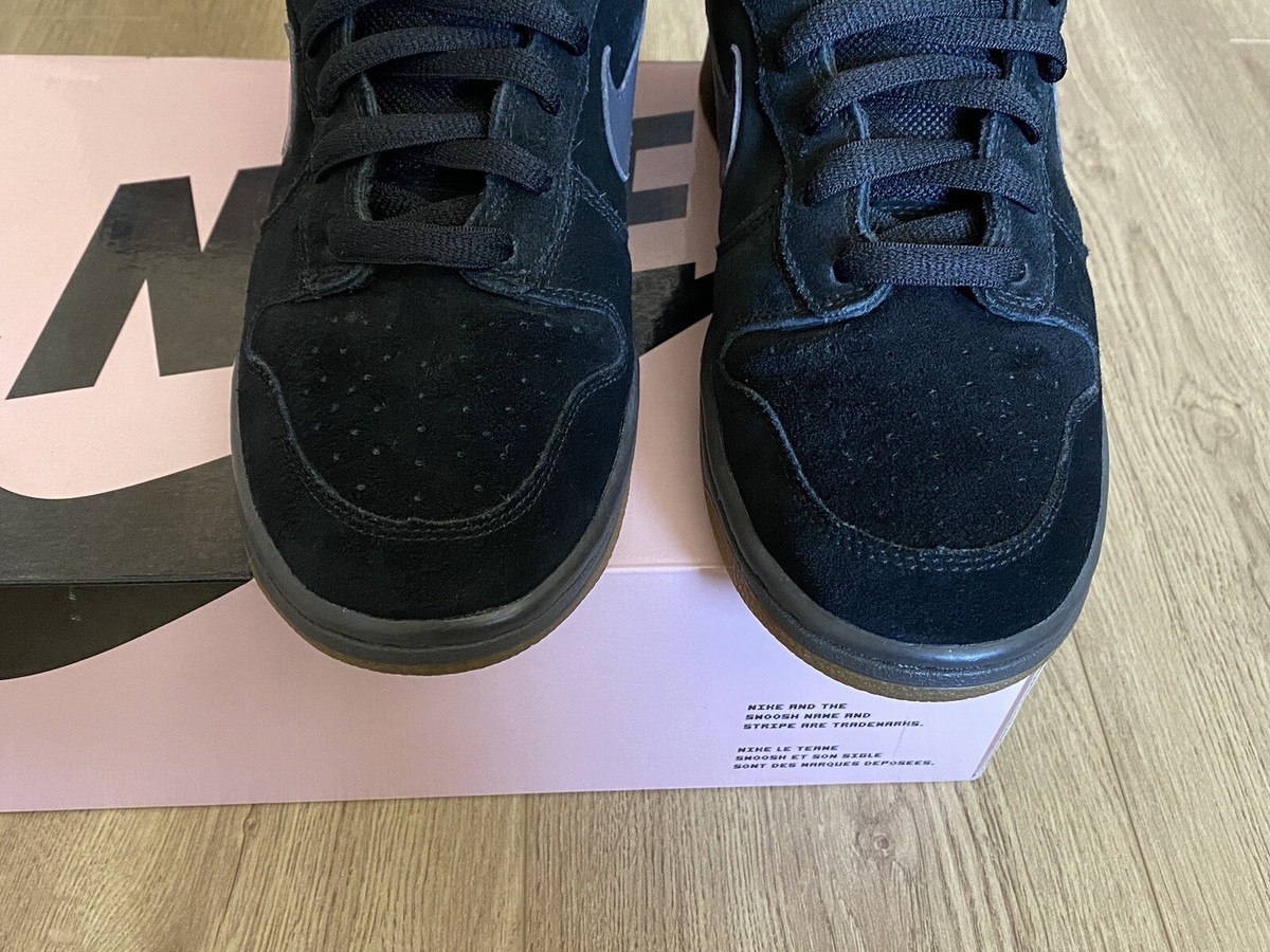 2005 Midnight Fog Nike Dunk High Pro SB 305050-002 Size 10 Black