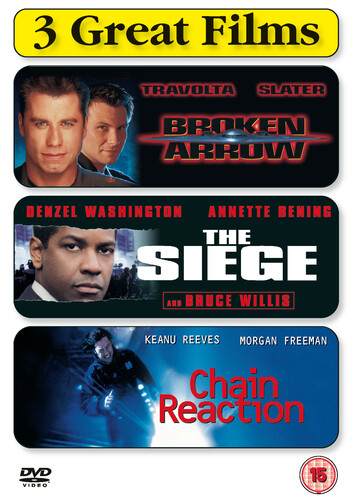 Broken Arrow/The Siege/Chain Reaction DVD (2007) Denzel Washington, Woo (DIR) - Bild 1 von 2