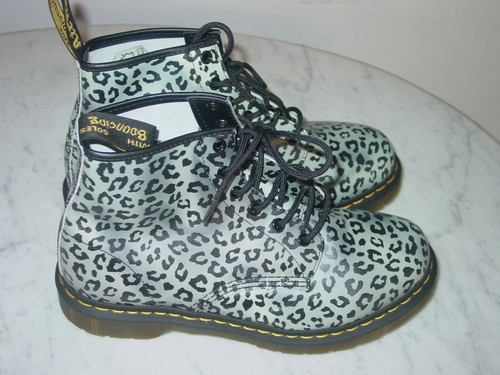 WOMENS DOC MARTENS 101 Leopard Print 6 