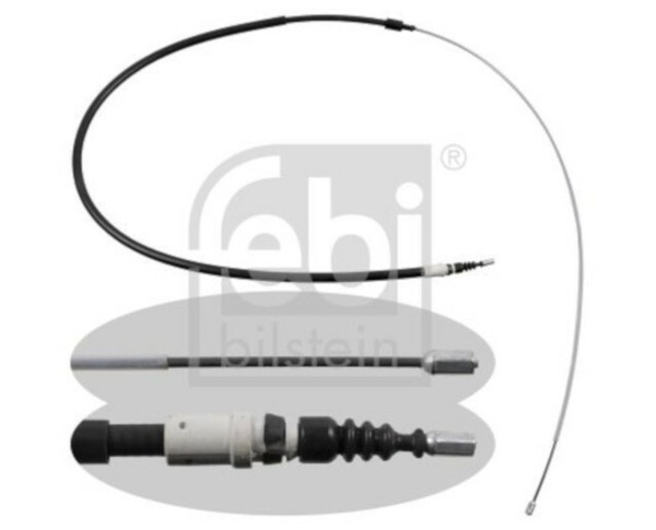 Febi Handbremsseil Hinten FüR Citroen C4 Coupe I; Peugeot 307 CC-image