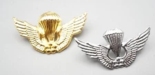 Vintage ROK Airborne Paratrooper Jump Wings Badges Lot Of 2