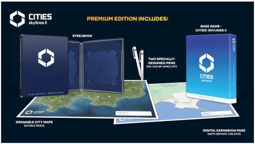 Cities Skylines II - Premium Edition - PC - New & Original Packaging - German Version