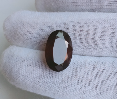 Top Bellissima Coca Cola Rosso Hessonite Rosso Granato Ovale 14,10 Carati Gemma Sciolta - Foto 3 di 6