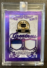 Patrick Roy 2019-20 Leaf Superlative Hockey /3 Game Used Patch 🔥SICK SSP /3