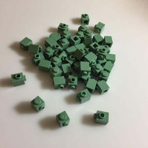 50 pro Set NEU LEGO sandgrüne Steine 1X1 W. 1 Knauf (87087/6009656) modular - Bild 2 von 3