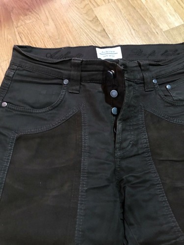 JECKERSON pantalone cotone con inserti alcantara vestibilita' slim fit  ottimi | eBay