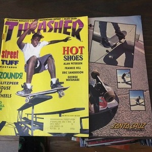 Thrasher-Skateboard-Magazine-May-1991-Pep-Williams-Julien-Stranger-5-91-AS-IS