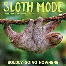 Sloth Mode 2026 12" x 12" Wall Calendar (free shipping)