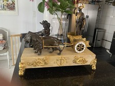 Gro&szlig;e Empire Streitwagen Uhr ,Napoleon 3 !