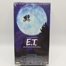 E.T. The Extra-Terrestrial Green VHS Sealed MCA Home Video Spielberg 1980s