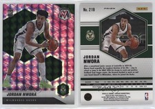 2020-21 Panini Mosaic Rookie Pink Camo Mosaic Prizm Jordan Nwora #219 Rookie RC