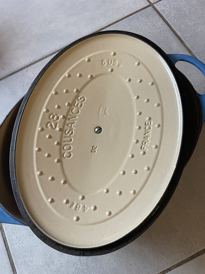 Cocotte En Fonte émaillée Cousances N°24 - Marron - Diamètre 24 Cm