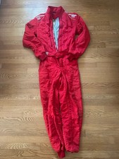 Racing Race Rally Suit Omp Racing Sport Fia Approved Red - Size Large
