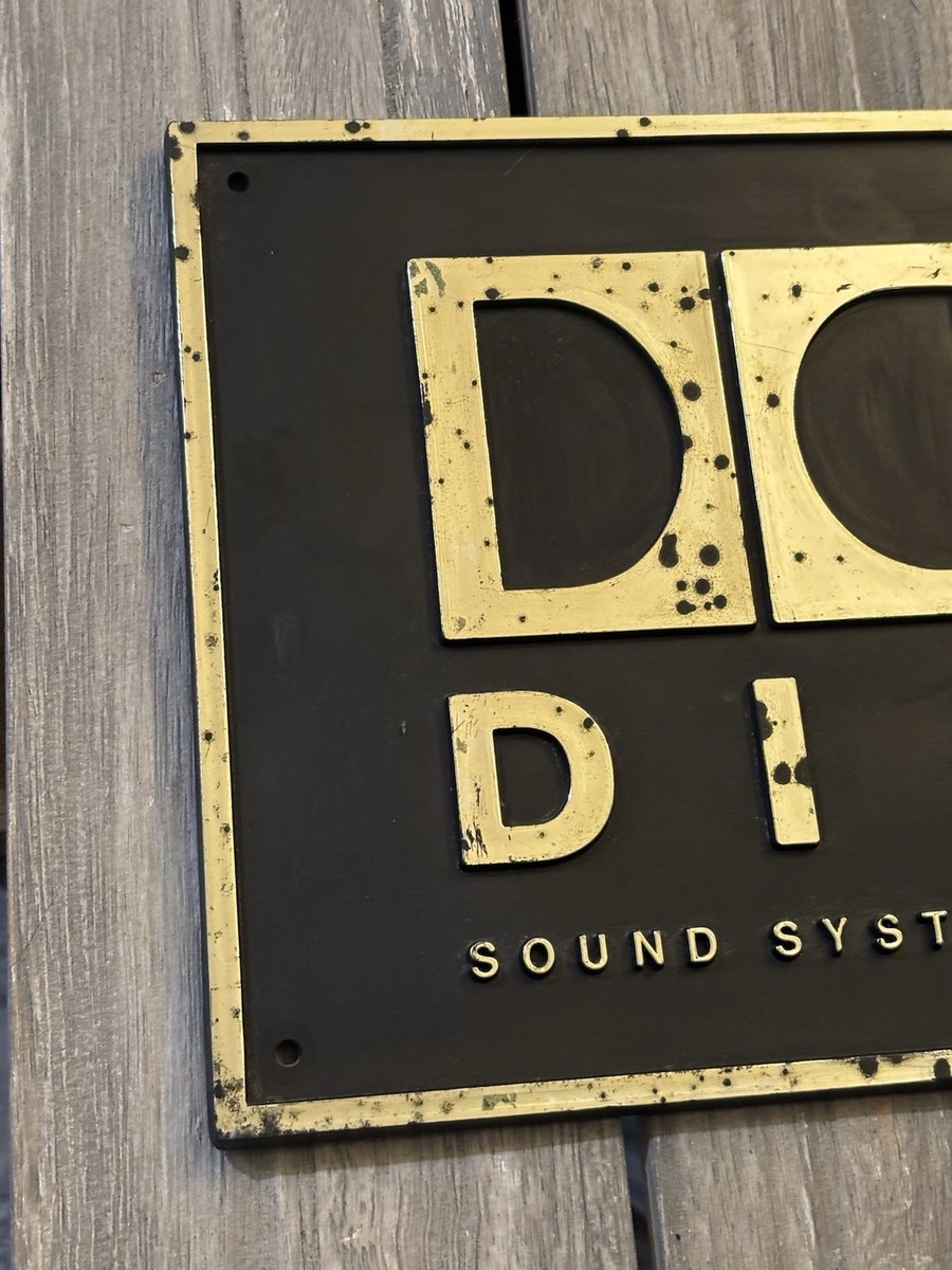 Vintage Dolby Digital Sound Sign Plaque Cinema Home Theater 21