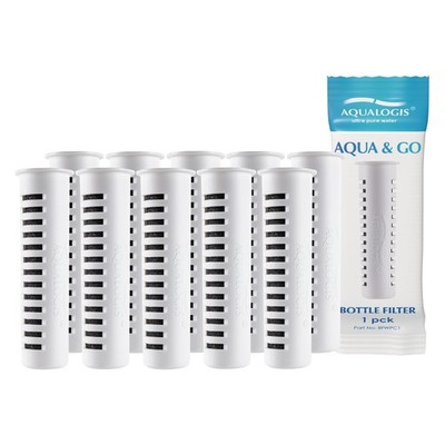 10x Wasserfilter Kartusche für Aqualogis Dafi Brita Sport Trinkflaschen Ersatz