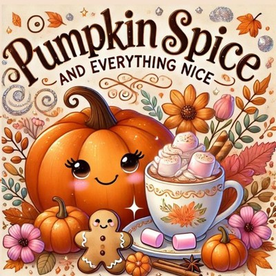 Pumpkin Spice and Everything Nice: A Cozy Coloring Book for Kids