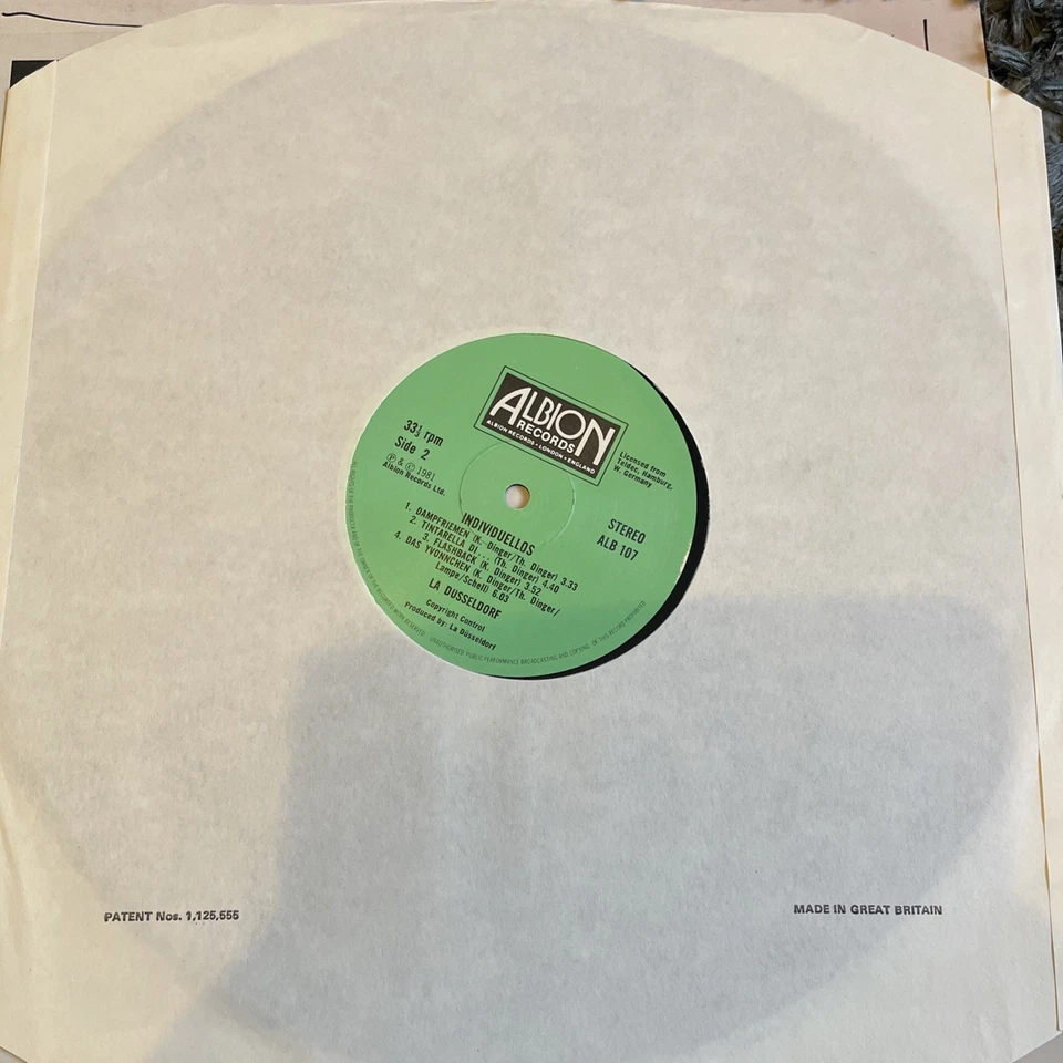 LA DUSSELDORF Individuellos. Vinyl LP. Teldec (1980) Germany. EX/VG+ Foto 3 de 4