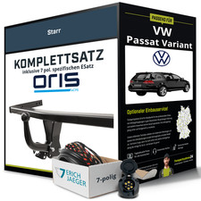 Für VW Passat Variant B7 Typ 365 Anhängerkupplung starr +eSatz 7pol 10-15 AHK