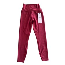 Alo 7/8 High-Waist Airlift Legging Summer Romance Red XS NWT Sculpting Leggings
