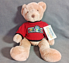 Vintage Animal Alley Toys R Us bear plush stuffed animal 15" W/ Sweater  Tags