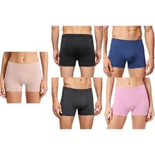 Mens Trousers Elastic Shorts Hook-loop Incontinence Pants Cover Up Diaper Cover