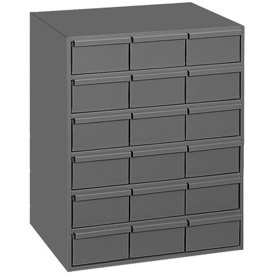 Durham 006-95, 18 Drawer Storage Cabinet, 17.25''x11.625''x21.25'', 2.75''H Drawers