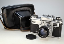 FULLY SERVICED USSR "KIEV-4M" rangefinder CAMERA  HELIOS-103 lens f1.8/53 1 