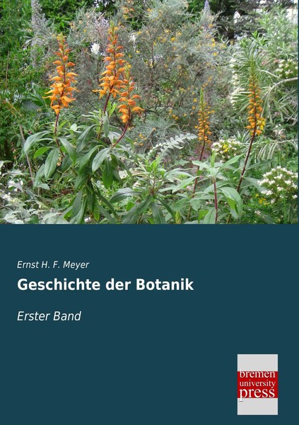 Ernst H. F. Meyer | Geschichte Der Botanik | Taschenbuch | Deutsch (2013)-image