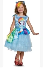 My Little Pony Rainbow Dash Girls Halloween Costume /dress Up Size S 4-6  New