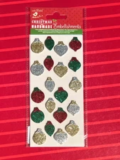 GLITTER ORNAMENTS LITTLE BIRDIE 3D STICKERS - FREE SHIPPING