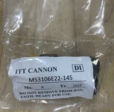ITT Cannon MS3106E22-14S Circular MIL Spec Co...