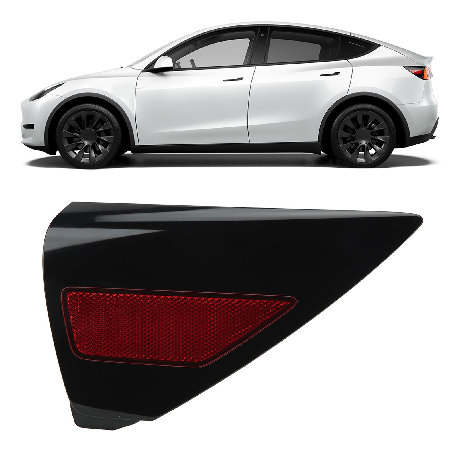 Rear Right Passenger Quarter Panel Charge Port Cover 1518783‑00‑A For MODEL Y