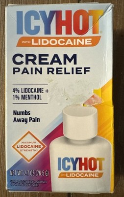 IcyHot Cream Pain Relief  Menthol Cream 2.7oz EXP 01/27