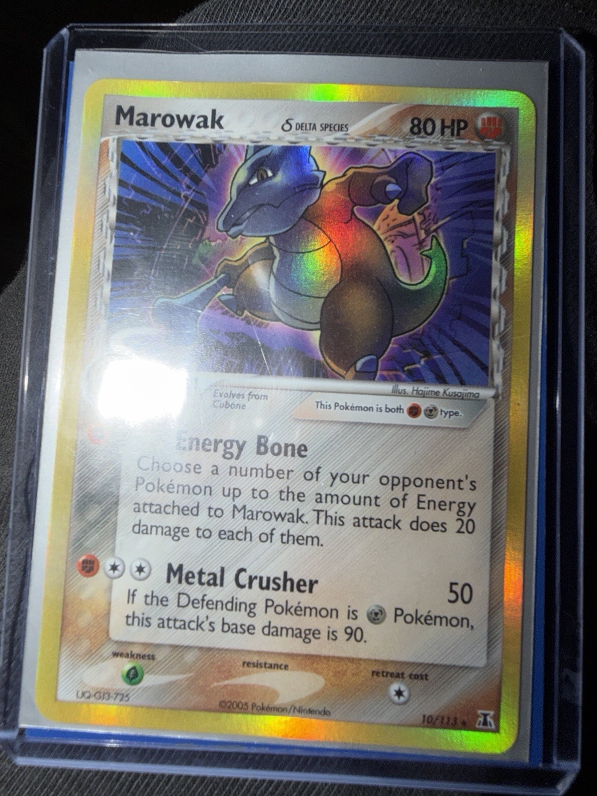 Marowak 10/113 Reverse Holo Delta Species 2005 Pokemon TCG Near Mint Nm