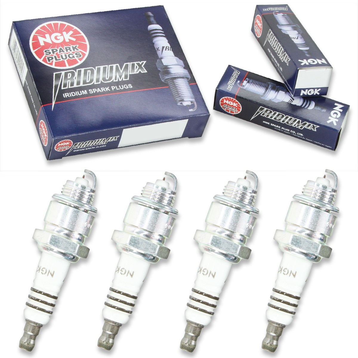 4pcs Sears 586120 NGK Iridium IX Spark Plugs 7.5 HP Kit Set Engine lk