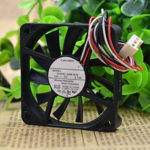 NMB 2404KL-04W-B39 60*60*10MM 6010 12V 0.13A 3pin Case Cooling Fan 6CM - 第 4/5 張圖片