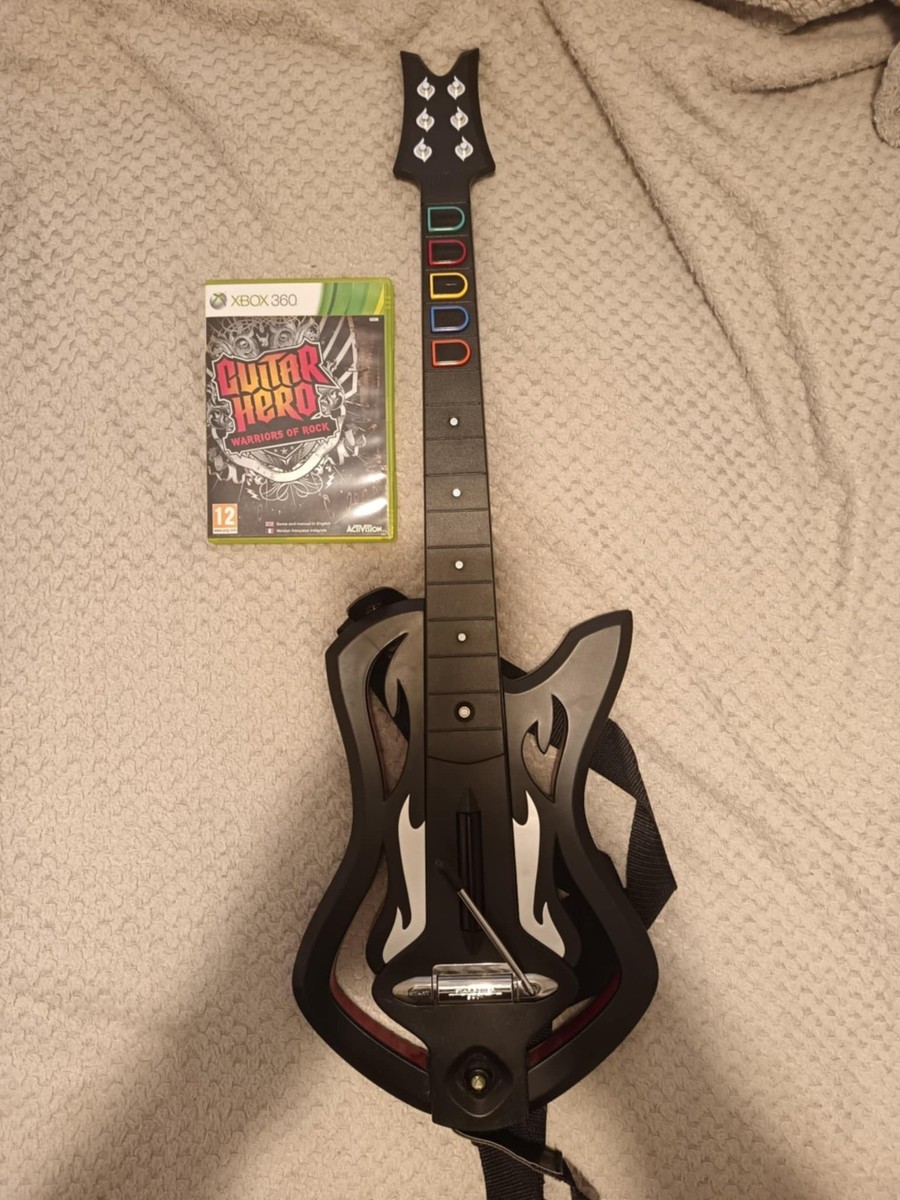 Guitar Hero Warriors Of Rock Wireless Guitar game Xbox 360 UK