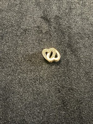 Pandora Authentic Entwined Love Interlocking Heart Rose Gold Plated Charm