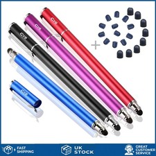 Versatile Dual Tip Capacitive Stylus Pens for Touch Screens 4 Pack