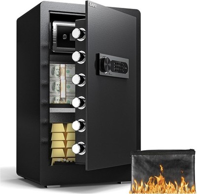 DAYI Safe Box 4.0 Cubic Feet Home Safe Fireproof Bag Keypad