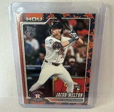 2026 Topps Jacob Melton RC Team Color Border Variation SP Rookie #148 Astros