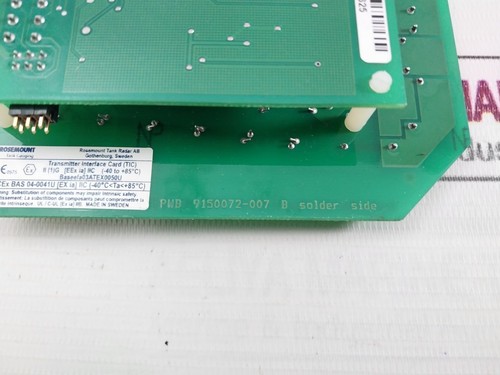 ROSEMOUNT TANKRADAR RTG 3930 Radar Tank Gauging System IP67 50-60HZ 100-240VAC - 第 19/24 張圖片